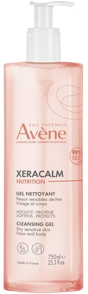 Очищающий гель Avene Xeracalm Nutrition Cleansing Gel, 750 мл
