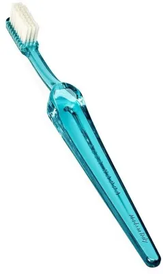 Зубная щётка Acca Kappa Vintage Tooth Brush Nylon Hard жёсткая, в стиле ретро, бирюзовая, 1 шт