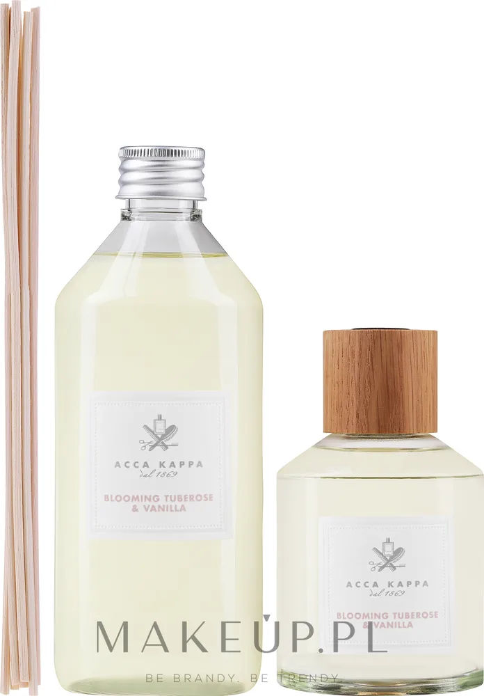Набор Acca Kappa Blooming Tuberose & Vanilla аромадиффузор для дома 250 мл и сменный наполнитель 500 мл
