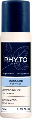Сухой шампунь для волос Phyto Softness Dry Shampoo, с пребиотиком, для всех типов волос, 75 мл