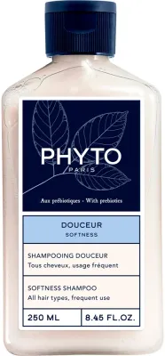 Шампунь Phyto Softness деликатный бессульфатный с овсом, миндалём и пантенолом, 100/250 мл, Франция, 250 мл