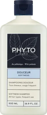 Шампунь Phyto Softness деликатный бессульфатный с овсом, миндалём и пантенолом, 100/250 мл, Франция, 500 мл