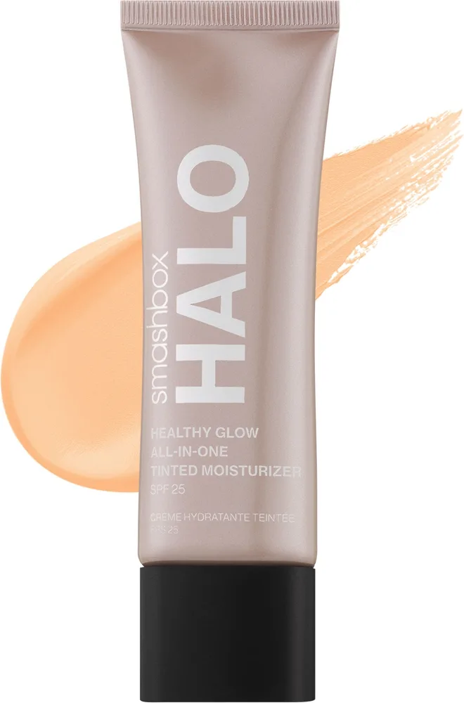 Крем для лица Smashbox Halo Healthy Glow All-In-One Tinted Moisturizer тонирующий увлажняющий, SPF 25, 12 мл, оттенок Light
