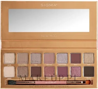 Палетка теней для век Sigma Beauty New Mod Eyeshadow Palette 14 оттенков