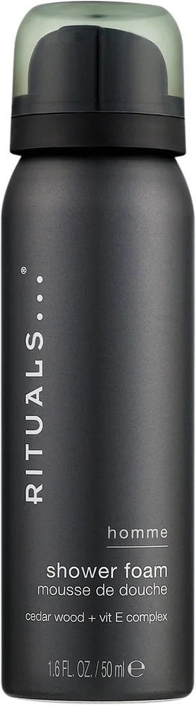 Пенящийся гель для душа Rituals Homme Cedar Wood + Vit-E Complex, 50/200 мл