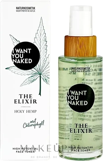 Тоник-эликсир I Want You Naked The Elixir с экстрактом конопли, ниацинамидом и аденозином, 50 мл