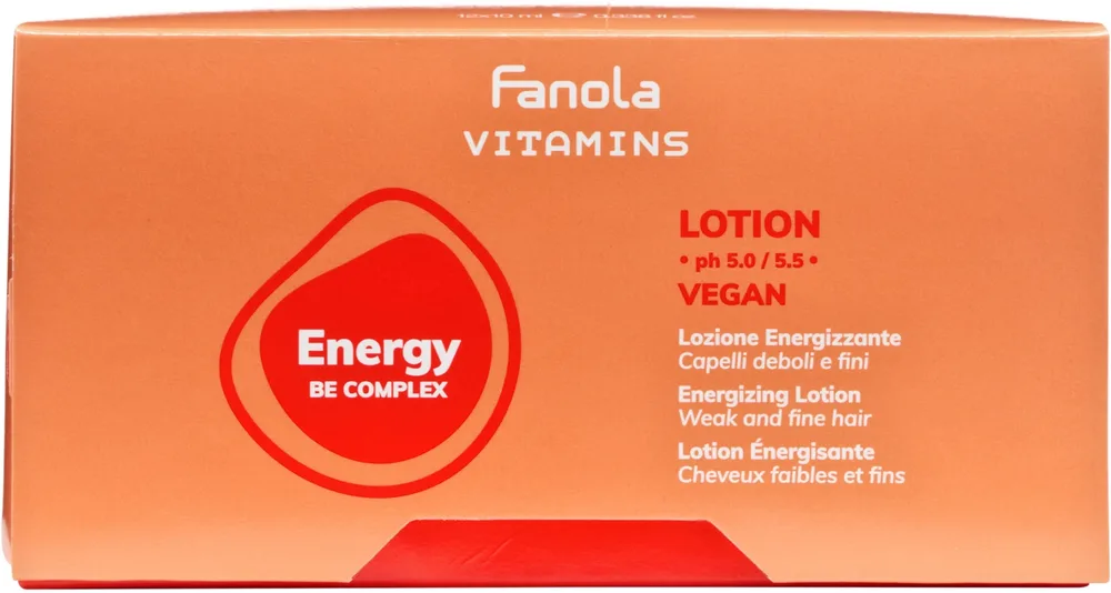 Лосьон для волос Fanola Vitamins Energy Be Complex энергетический в ампулах для тонких волос 12 x 10 мл