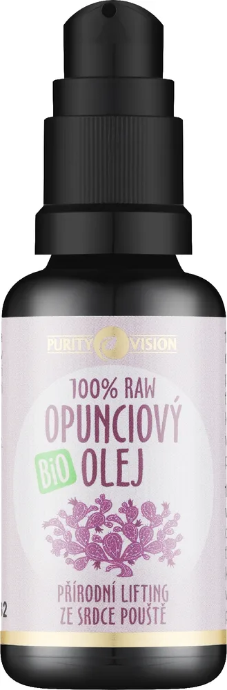 Масло опунции инжирной Purity Vision Raw Bio Opuntia Oil для лица