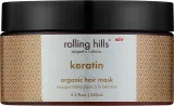 Rolling Hills Keratin Organic Hair Mask маска для волос с кератином для сухих и поврежденных волос, разглаживающая, увлажняющая 250 мл — фото 1