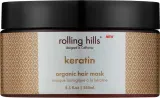 Rolling Hills Keratin Organic Hair Mask маска для волос с кератином для сухих и поврежденных волос, разглаживающая, увлажняющая 250 мл — фото 2