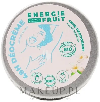 Дезодорант-крем Energie Fruit 48H Deocreme Monoi с тающей текстурой, свежесть до 48 часов, 45 г
