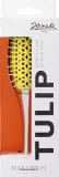 Щётка для укладки волос Janeke Vented Curvy Tulip Brush серебристо-жёлтый — фото 1