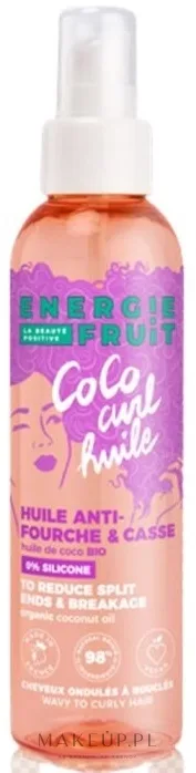 Спрей для волос Energie Fruit Coco Curl для вьющихся волос, с кокосовым ароматом, 150 мл