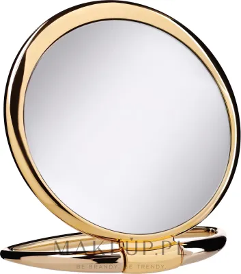 Зеркало настольное Janeke TableMirror Gold AU443.3 с увеличением x3, на подставке, диаметр 17 см, золотистое, 1 шт