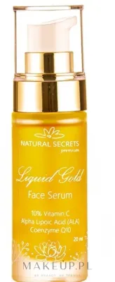 Ревитализирующая сыворотка для лица Natural Secrets Liquid Gold с витамином C и коэнзимом Q10 20 мл