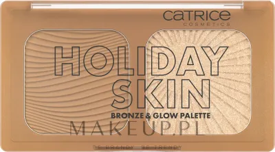 Палетка бронзера и хайлайтера для лица Catrice Bronze & Glow Palette Holiday Skin