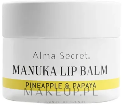 Бальзам для губ Alma Secret Manuka Lip Balm Pineapple And Papaya с мёдом манука, с ароматом ананаса и папайи, 10 мл