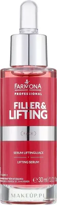 Лифтинг-сыворотка для лица Farmona Professional Filler & Lifting с пептидом и гиалуроновой кислотой 30 мл