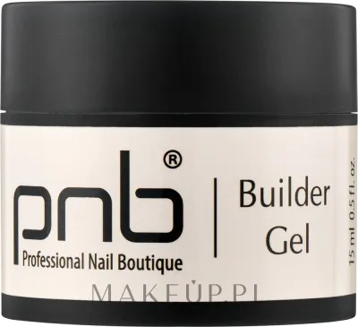 Строительный гель для ногтей PNB Builder Gel Cosmo Beige бежевый, с мерцающими частицами, 50 мл