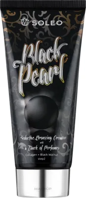Бронзер для солярия Soleo Black Pearl мультибронзер коллаген эритрулоза 150 мл