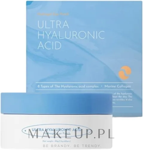 Патчи под глаза Orjena Ultra Hyaluronic Acid Hydrogel Eye Patch гидрогелевые, с гиалуроновой кислотой, 90 г