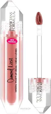 Помада для губ жидкая Physicians Formula Mineral Wear Diamond Last, с алмазной пылью, кремовая, 4,8 мл, оттенок Rose Quartz