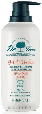Увлажняющий гель для душа Dr. Tree Hydratante с грейпфрутом, 500 мл