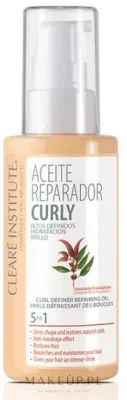 Масло для вьющихся волос Cleare Institute Curly Repair Oil восстанавливающее, для волнистых и кудрявых волос, 50 мл