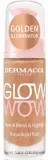 Dermacol Glow Wow Prime and Blend and Highlight хайлайтер для лица кремовый с перламутром и глиттером с маслом ши и макадамии 20 мл — фото 1