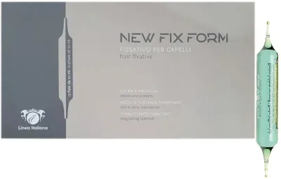 Лосьон для волос Linea Italiana New Fix Form, восстанавливающий, для блеска, для повреждённых волос, 12 × 10 мл