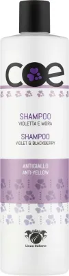 Шампунь Linea Italiana COE Anti-Yellow против желтизны с экстрактами фиалки и ежевики, 500 мл, Италия