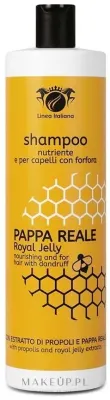 Шампунь против перхоти Linea Italiana Royal Jelly Shampoo, против избыточного салоотделения, с маточным молочком и прополисом, 500 мл