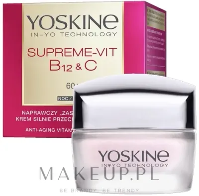 Крем для лица Yoskine Supreme-Vit B12 & C Filler ночной 60+ 50 мл
