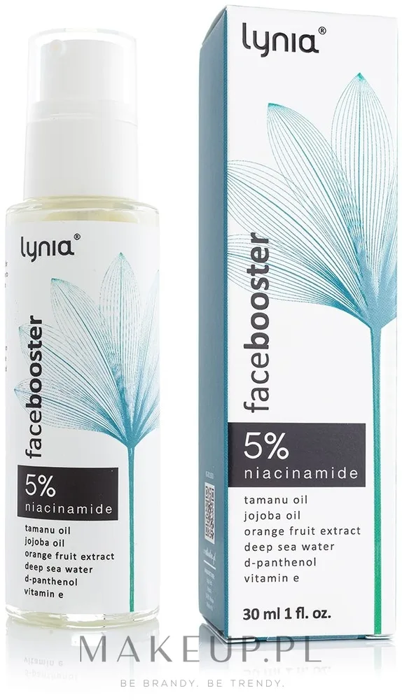 Бустер для лица с ниацинамидом 5% Lynia для жирной и проблемной кожи 30 мл