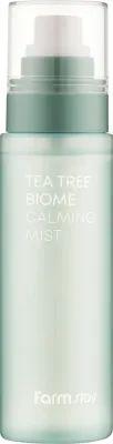 FarmStay Tea Tree Biome Calming Mist мист для лица успокаивающий 120 мл с чайным деревом, спрей для чувствительной кожи