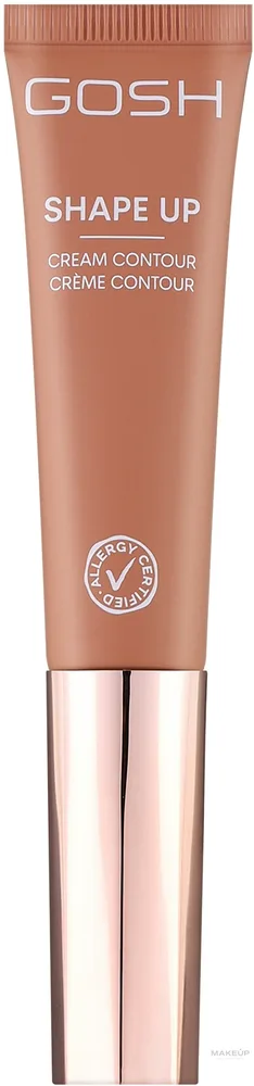 Gosh Copenhagen Bronzer w kremie - Кремовый бронзер для лица Gosh Shape Up загар, оттенок 002 - Medium Deep