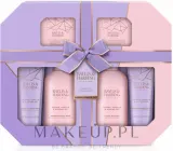 Набор Baylis & Harding Jojoba Vanilla & Almond Oil гель для душа 300 мл крем для душа 130 мл и другие средства 6 предметов — фото 1