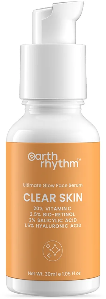 Осветляющая сыворотка для лица Earth Rhythm Ultimate Glow с витамином C и био-ретинолом 30 мл