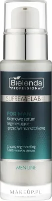 Кремовая сыворотка для лица для мужчин Bielenda Professional SupremeLab с керамидами и пептидами 30 мл