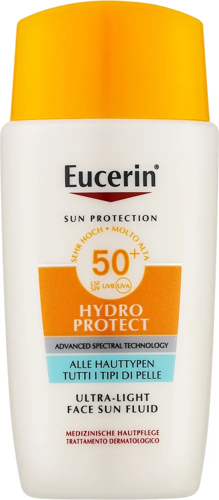 Солнцезащитный флюид для лица Eucerin Sun Hydro Protect Ultra-Light SPF 50+ 50 мл