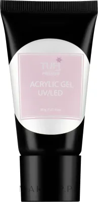 Акриловый гель для ногтей Tufi Profi Premium Acrylic Gel UV/LED высоковязкий, пластичный, 30 г
