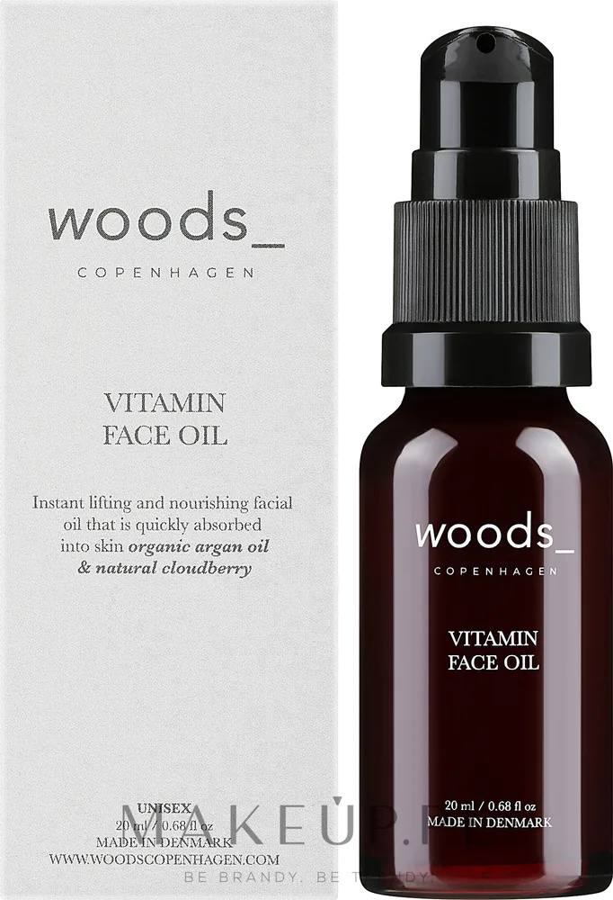 Масло для лица Woods Copenhagen Vitamin Face Oil витаминное с арганой для сухой кожи 20 и