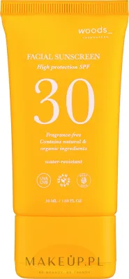 Woods Copenhagen Sun Face крем для лица солнцезащитный SPF 30 с алоэ и маслом ши для ежедневного ухода 50 мл