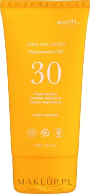 Woods Copenhagen Sun Body крем солнцезащитный для тела SPF30 150 мл, водостойкий, экстракт алоэ, витамин Е, для всех типов кожи