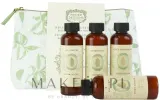 Дорожный набор Panier des Sens Soothing Almond гель для душа шампунь лосьон и кондиционер 4 x 70 мл — фото 1
