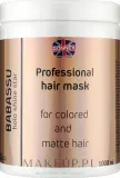 Ronney Professional Ronney Professional Holo Shine Star Babbasu Mask - Маска для окрашенных волос Ronney Holo Shine Star укрепляющая, масло бабассу, для тусклых волос, восстановление, 1000 мл — фото 1