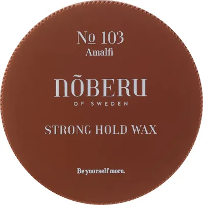 Воск для укладки волос Noberu of Sweden №103 Amalfi Strong Hold Wax сильной фиксации, с пчелиным воском, 80 мл