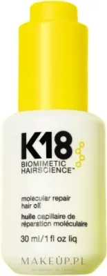 K18 Hair K18 Molecular Repair Hair Oil - Молекулярное восстанавливающее масло для волос K18 Molecular Repair Hair Oil, с термозащитой, 30 мл