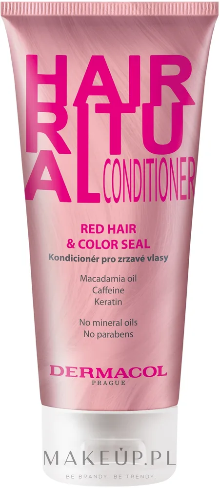 Кондиционер для рыжих волос Dermacol Hair Ritual Red Hair + Color Steal Conditioner, 200 мл