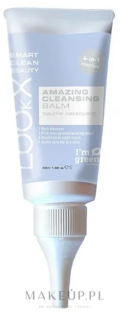 LOOkX Cleansing Amazing Balm очищающий бальзам для лица, шеи и декольте, смываемый, мини-формат 30 мл
